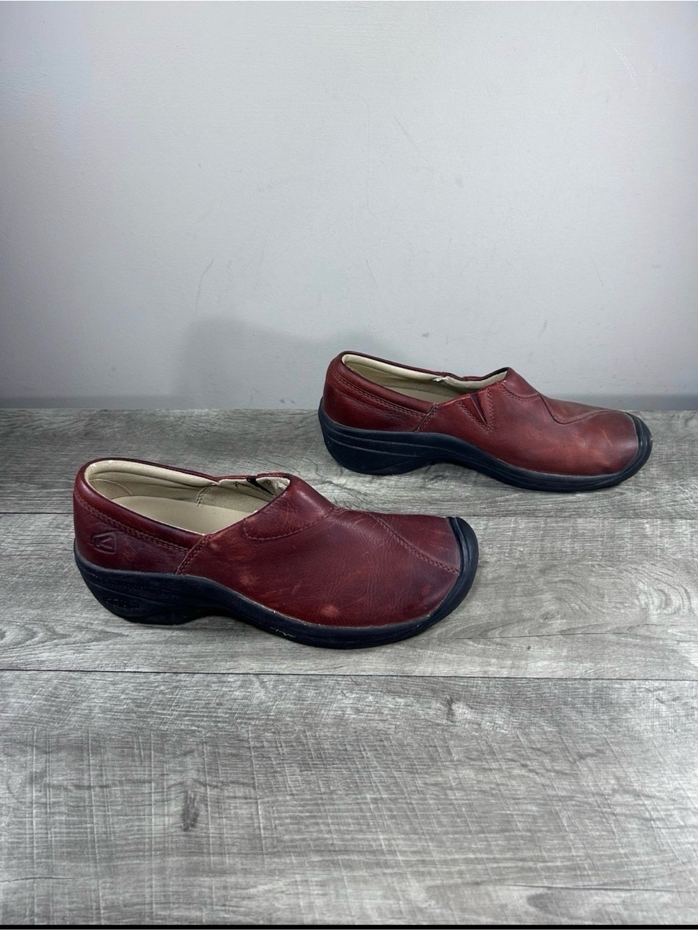 Keen Utility Women's PTC Slip-On II Work Concord Leather Slip On Shoes Size 9.5